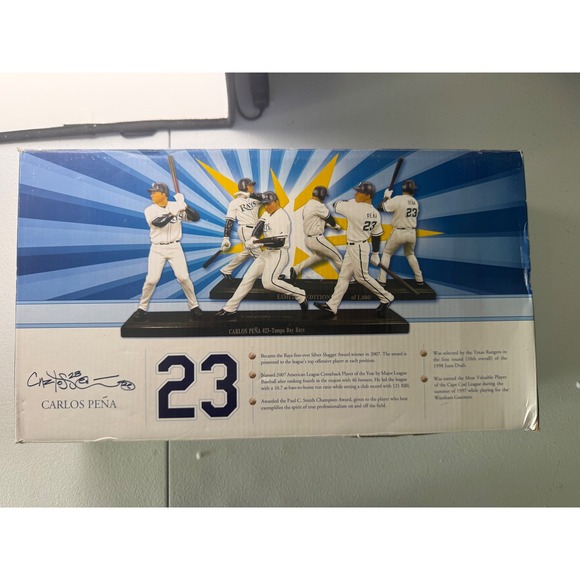 Tampa Bay Rays Other - Carlos Pena Tampa Bay Rays Limited Edition Triple Figurine MLB #23 /1000 Boxed